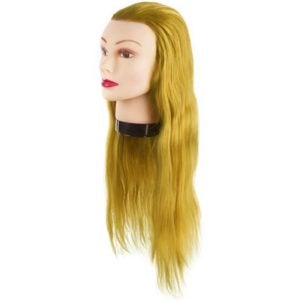 Fryzjerska główka treningowa włosy blond 65-70cm