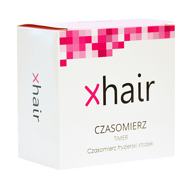 xhair Czasomierz fryzjerski duży czarno-biały